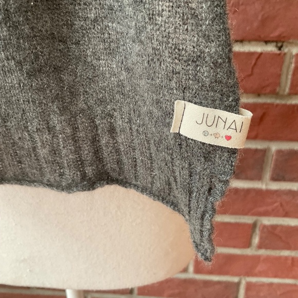 Junai New York Hand Dyed Italian Cashmere Wrap Shawl Unisex Scarf 19”x70” NWOT - Picture 5 of 10